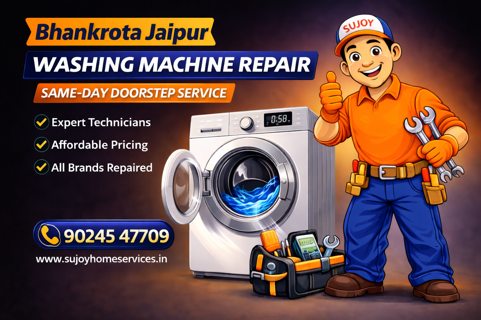 Washing Machine Repair In Bhankrota Jaipur