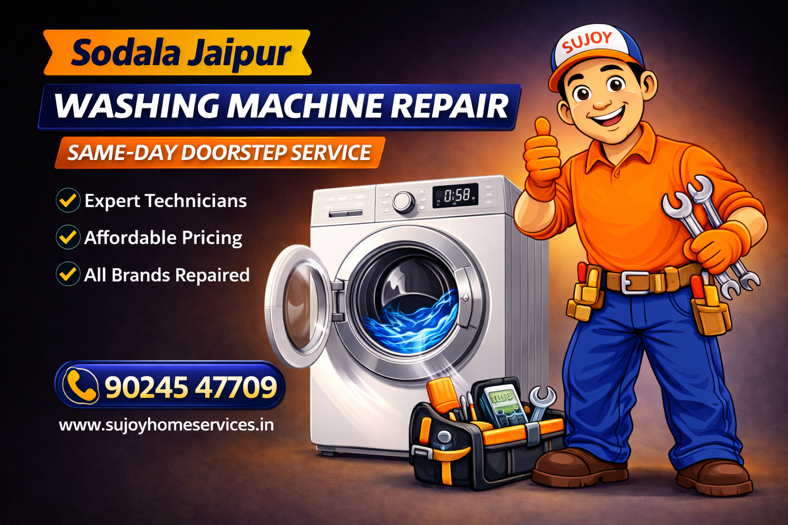 Washing Machine Repair In Sodala Jaipur